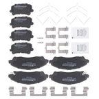 8pcs Brake Pads Set for Honda Ridgeline Pilot/Acura MDX (2006–2021)