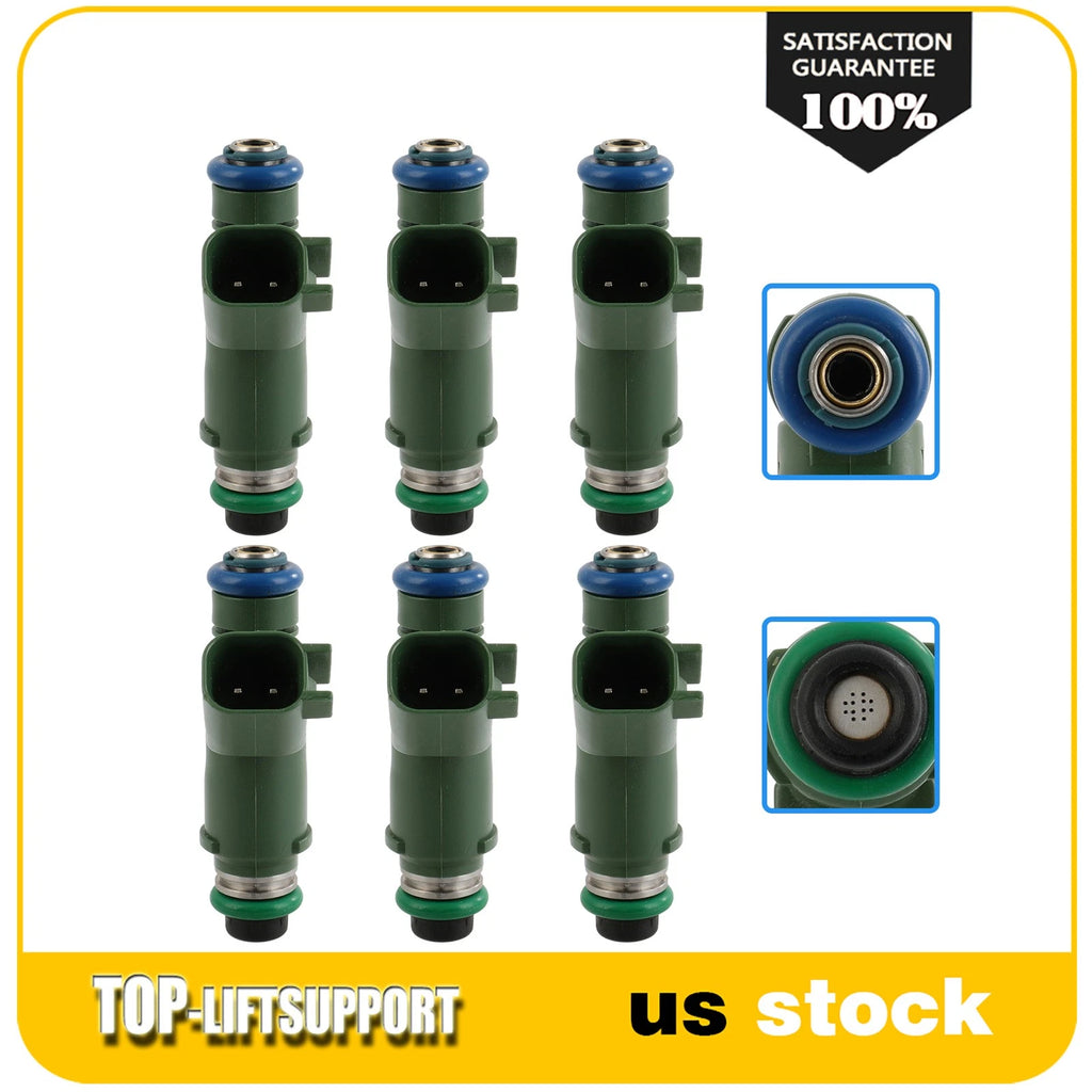 Set of 6 Fuel Injectors for Jaguar X-Type V6
