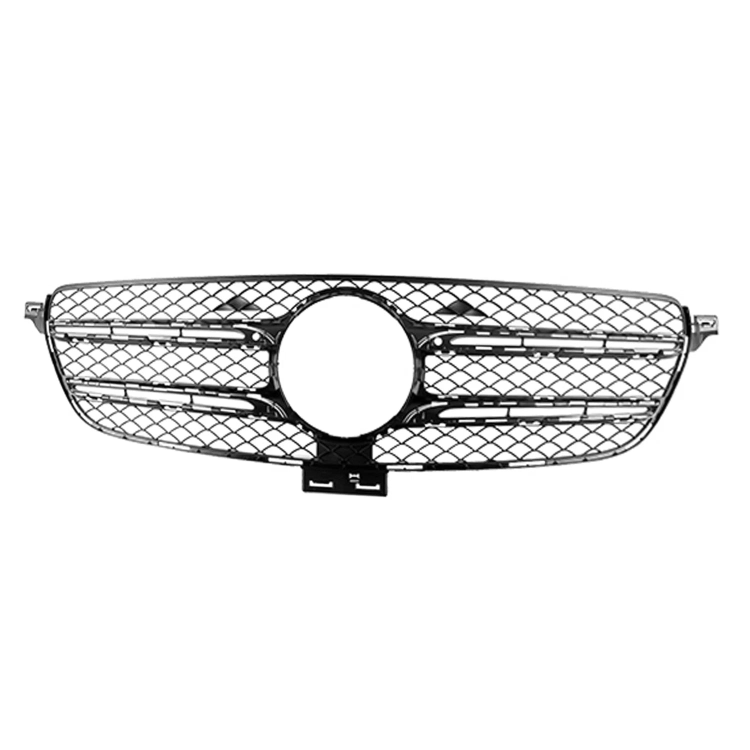 Replacement Black Matte Plastic Front Grille for Jeep Grand Cherokee (2011–2020)