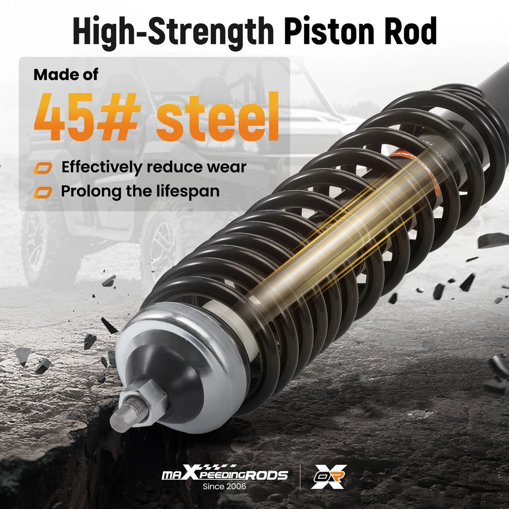 Front Shock Strut Absorber Kit for Polaris Ranger 570 2014–2025, 500 2011–2022