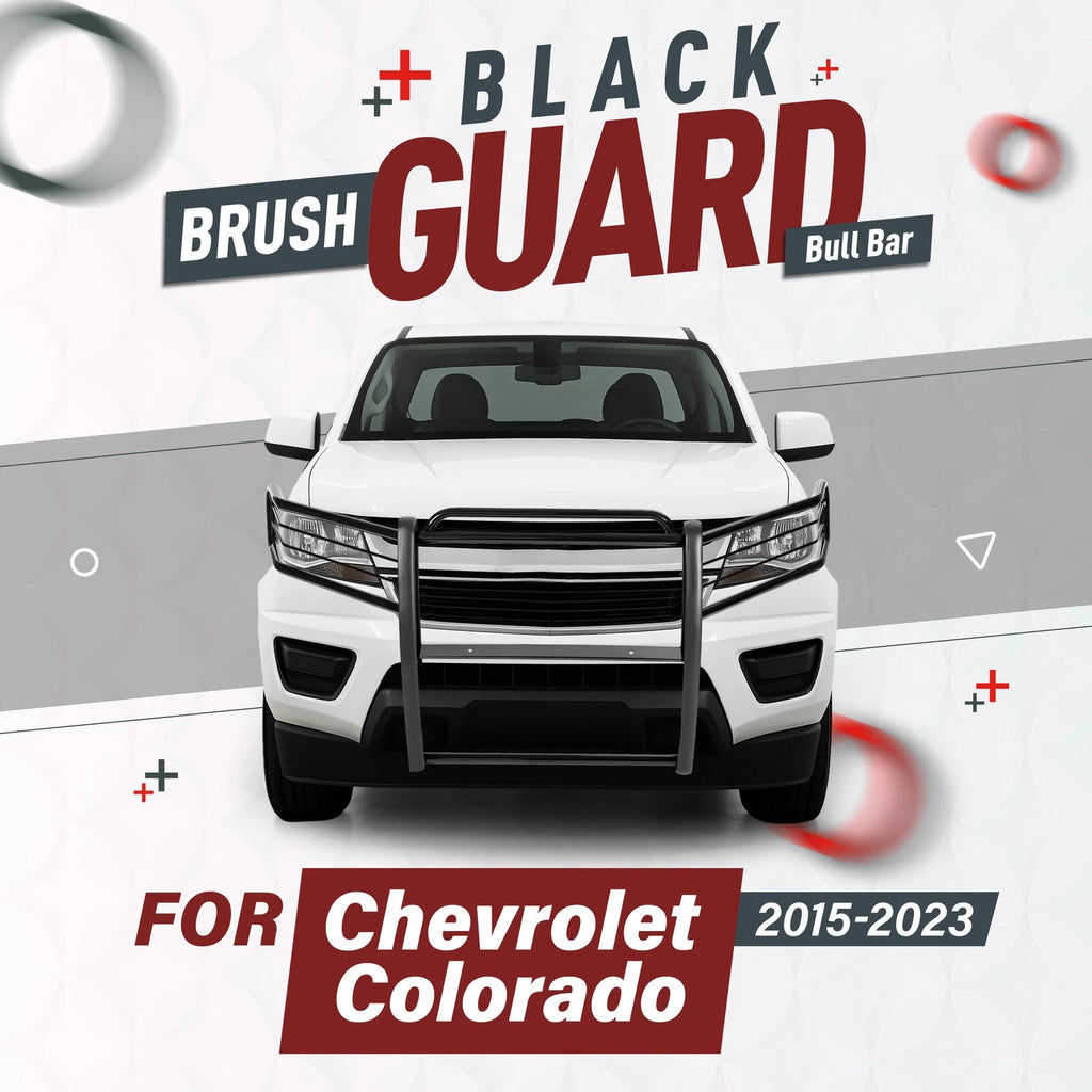 Steel Front Bumper Brush Grille Guard for Chevy Colorado (2015–2023)
