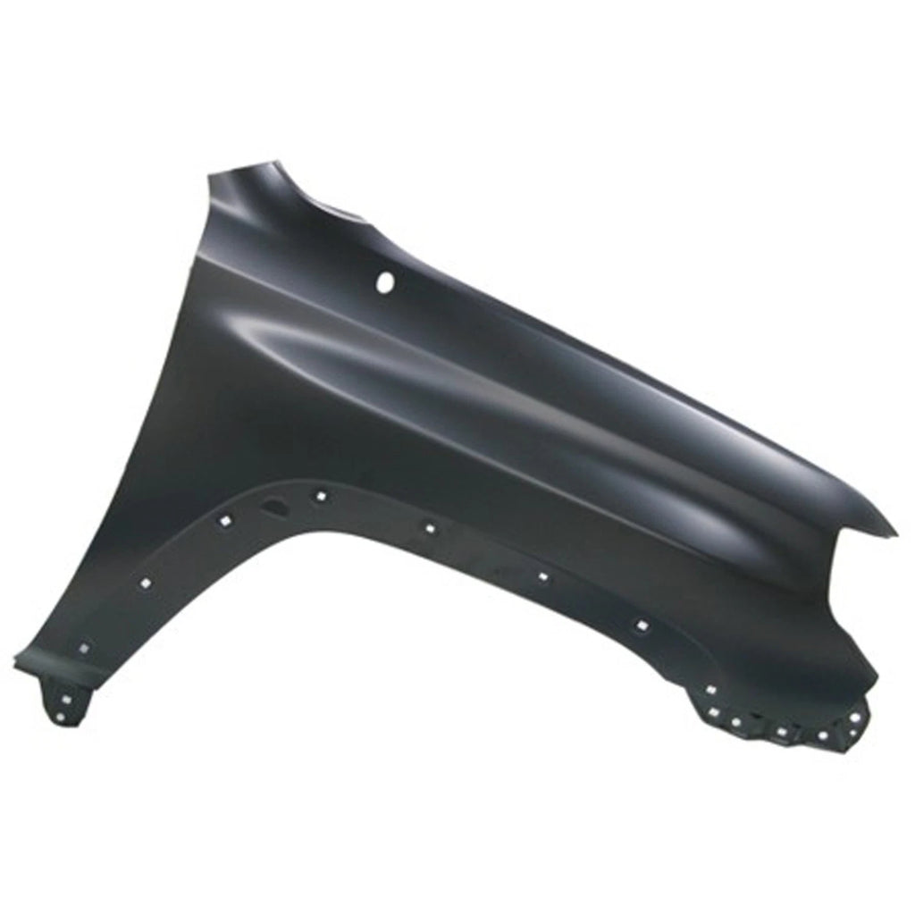 Replacement Steel Passenger Front Fender w/o Signal Light Hole w/Antenna Hole
