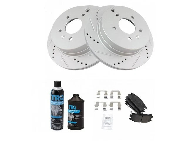 Rear Brake Pad and Rotor Kit for Suzuki XL7 (2007–2009) DN172TW