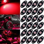 2X Red LED Rock Lights for SUV Pickup Truck (Offroad)