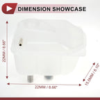 Coolant Expansion Overflow Tank No. 4A0121403 for Audi 100 Quattro (1992–1994)