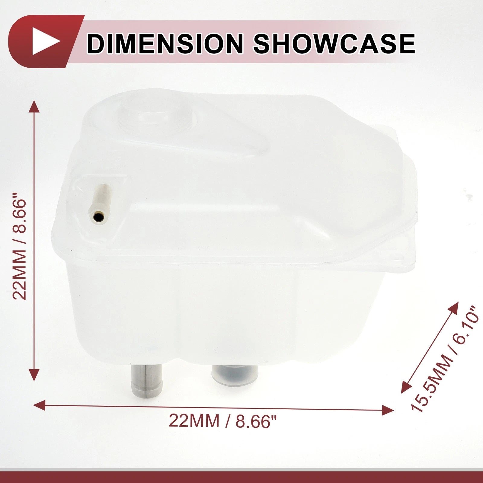 Coolant Expansion Overflow Tank No. 4A0121403 for Audi 100 Quattro (1992–1994)