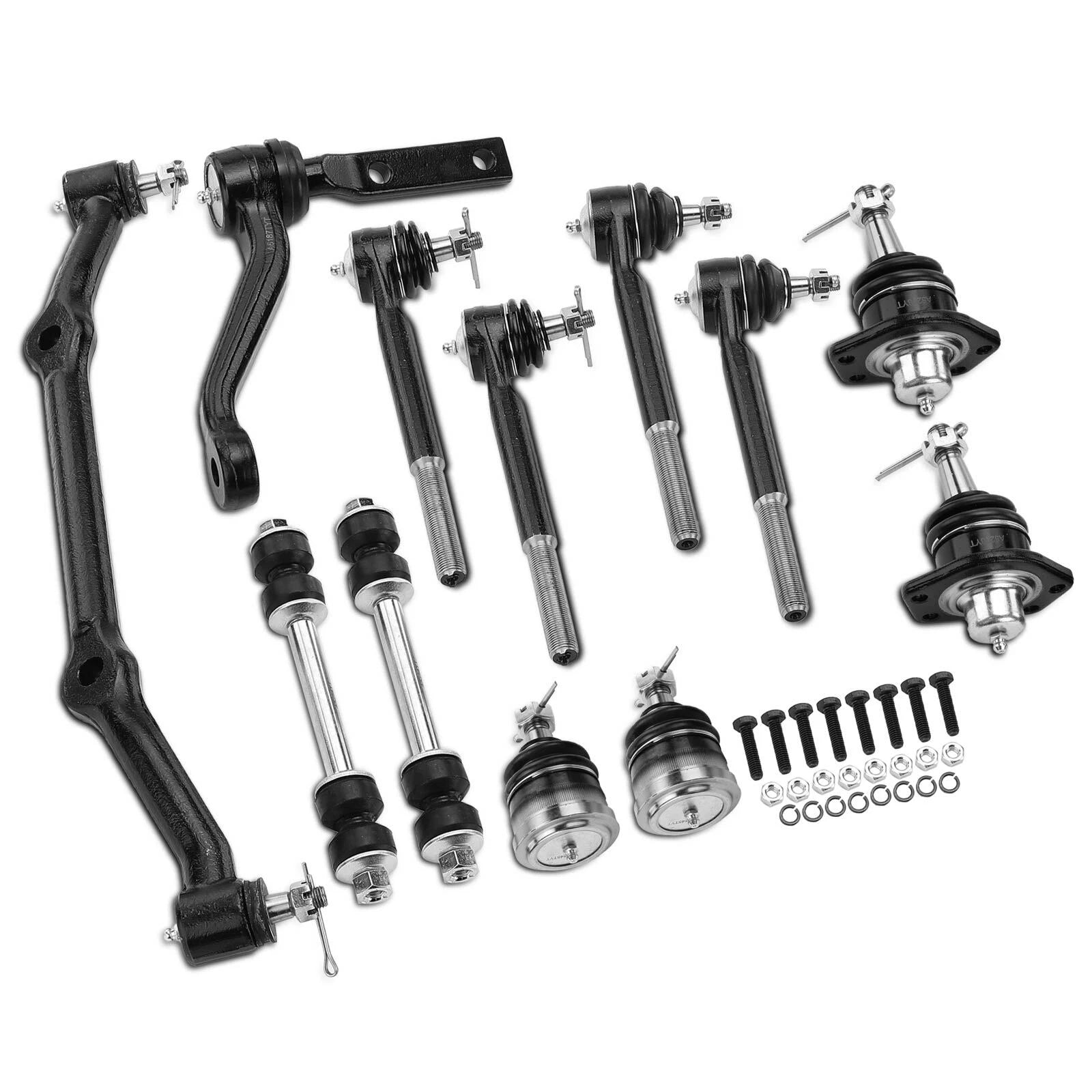 Set of 12 Front Sway Bar Link Tie Rod Ends for Chevy Blazer S10 GMC S15 Jimmy