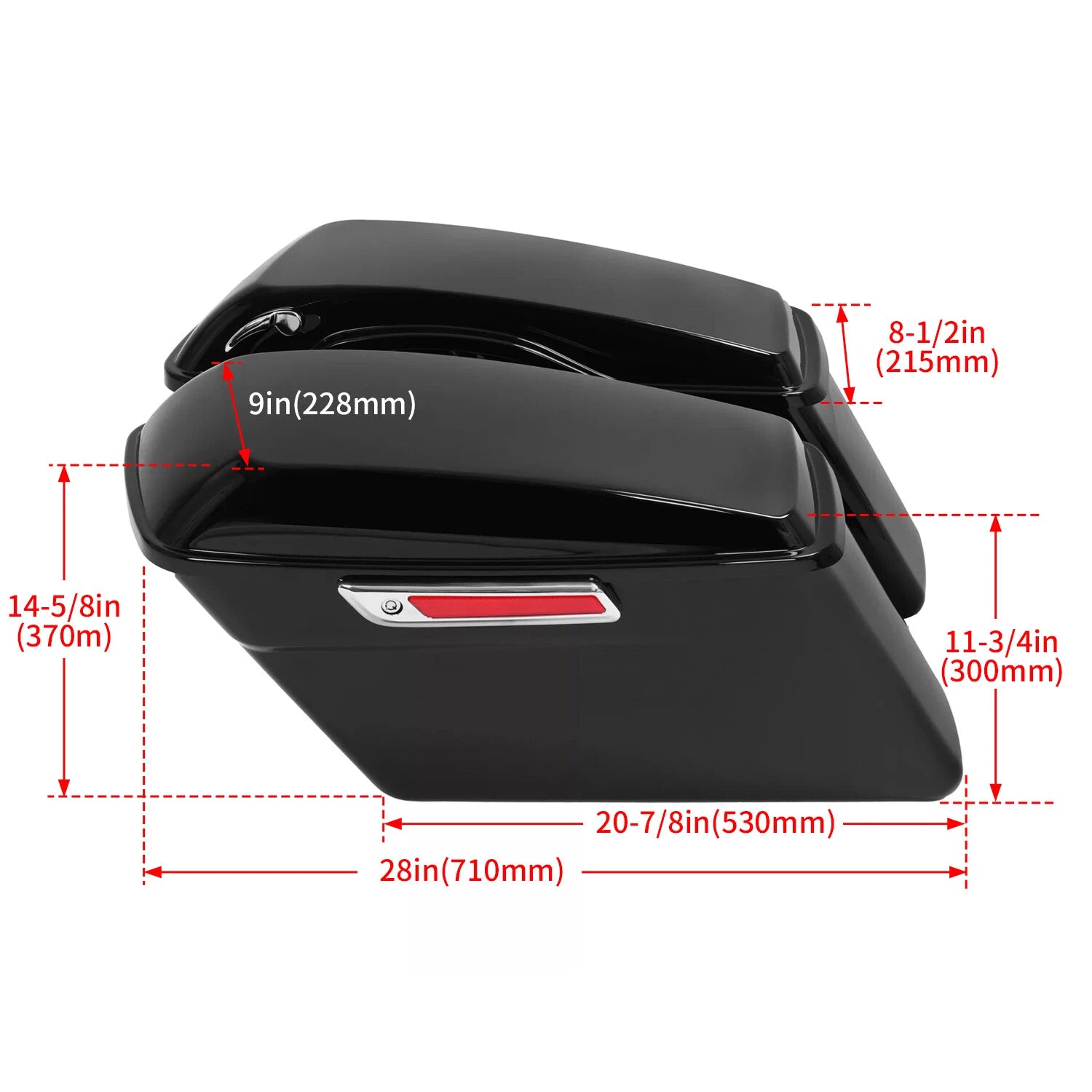 Saddlebag Conversion Brackets for Harley Sportster (2004–2014)
