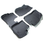 Set of 3 TPE Rubber All Weather Floor Mats for Chevy Spark (2016–2022)