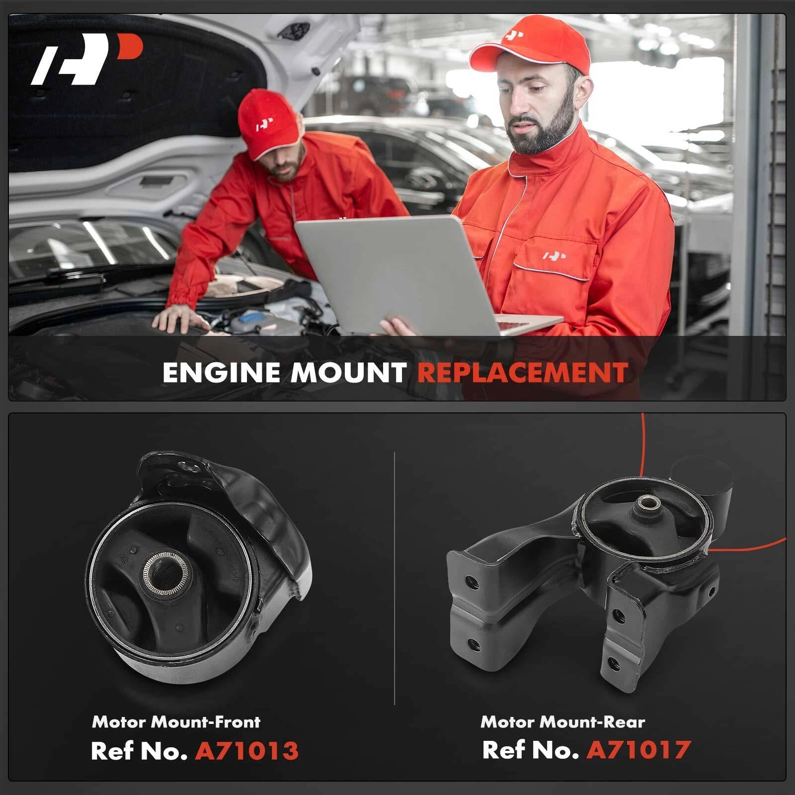2X Engine Motor Mount for Kia Forte (2010-2013) Forte Koup