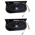 Set of 2 6" Tail Light Kit with Mounting Bracket for Truck and Trailers