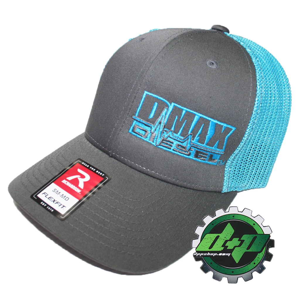 Duramax Diesel Truck Hat for Richardson 110 DMAX (S/M) - Grey Blue Mesh Back