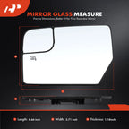 Driver Power Mirror Glass with Spotter & Heated for Ford Expedition