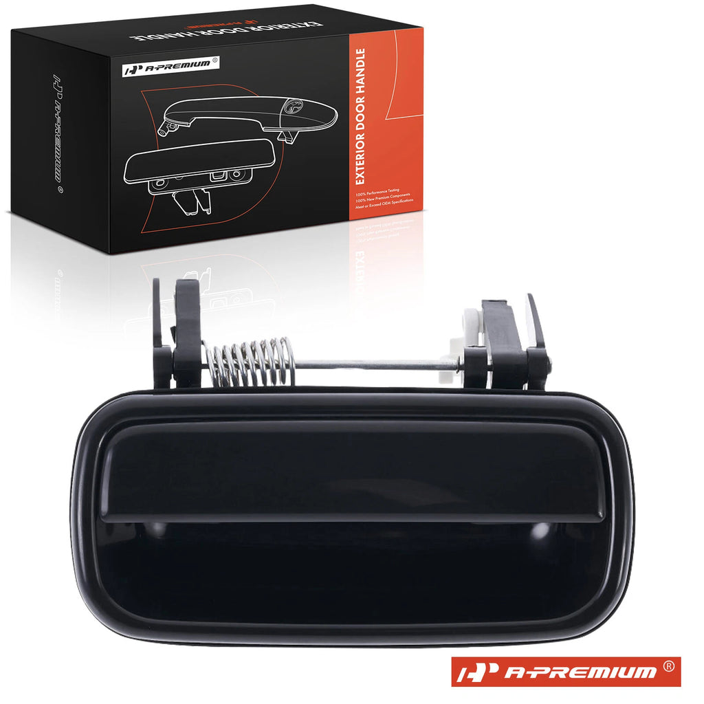 Exterior Door Handle Rear Left Smooth Black for Toyota 4Runner Tacoma (2003-2023)