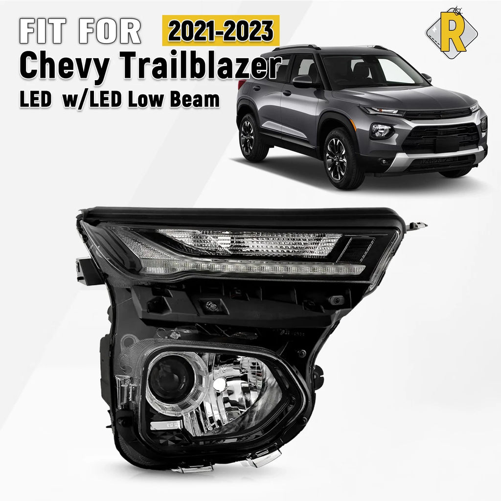 LED Low Beam Headlight for Chevy Trailblazer (2021–2023) w/DRL Projector
