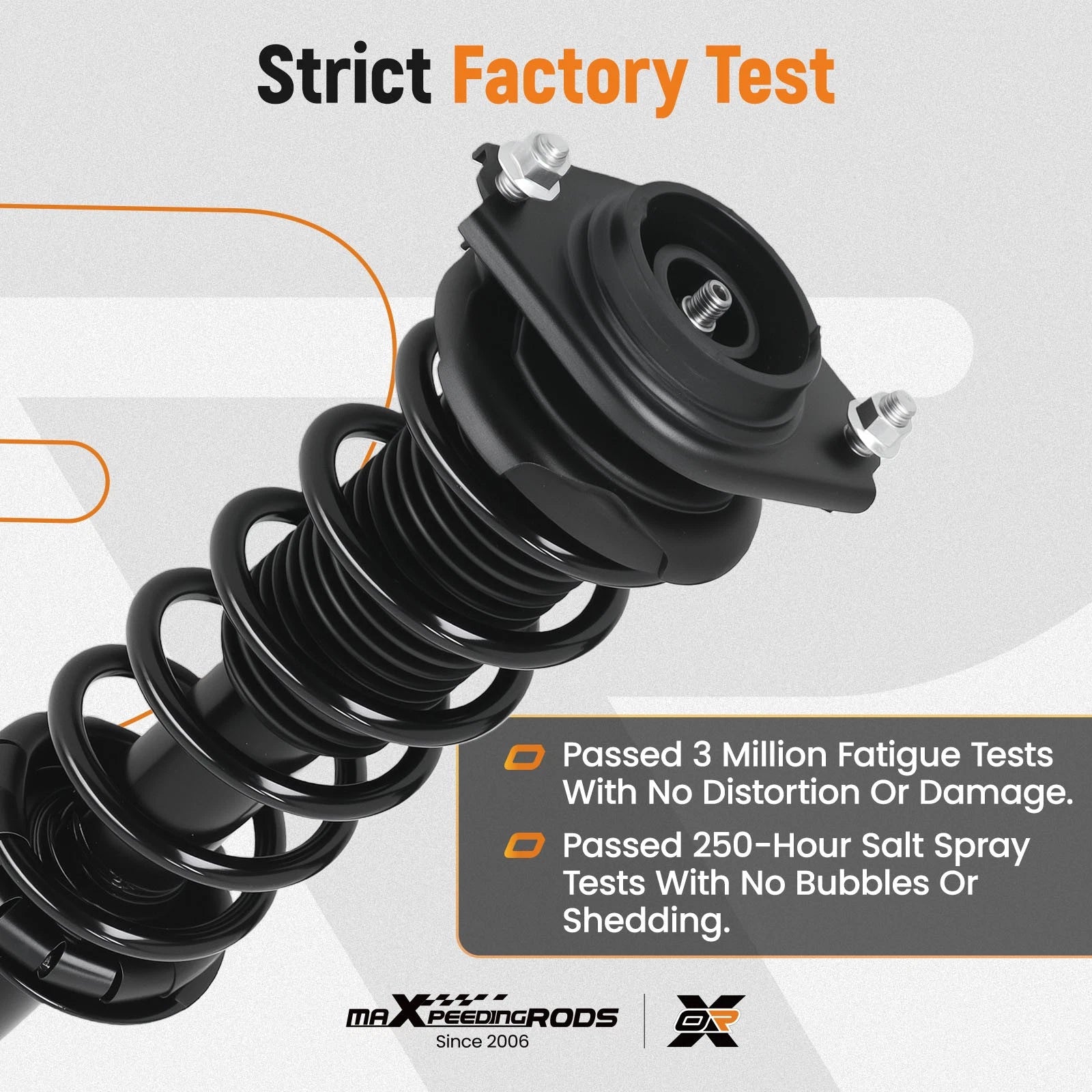 Pair Rear Struts with Spring for Subaru XV Crosstrek (2013-2017)