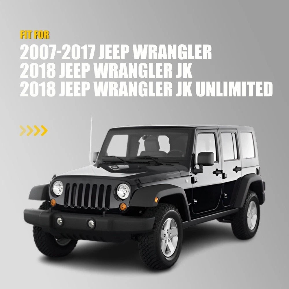 17PCS Hard Top Seal Kit for Jeep Wrangler (2007–2017) 68026937AB