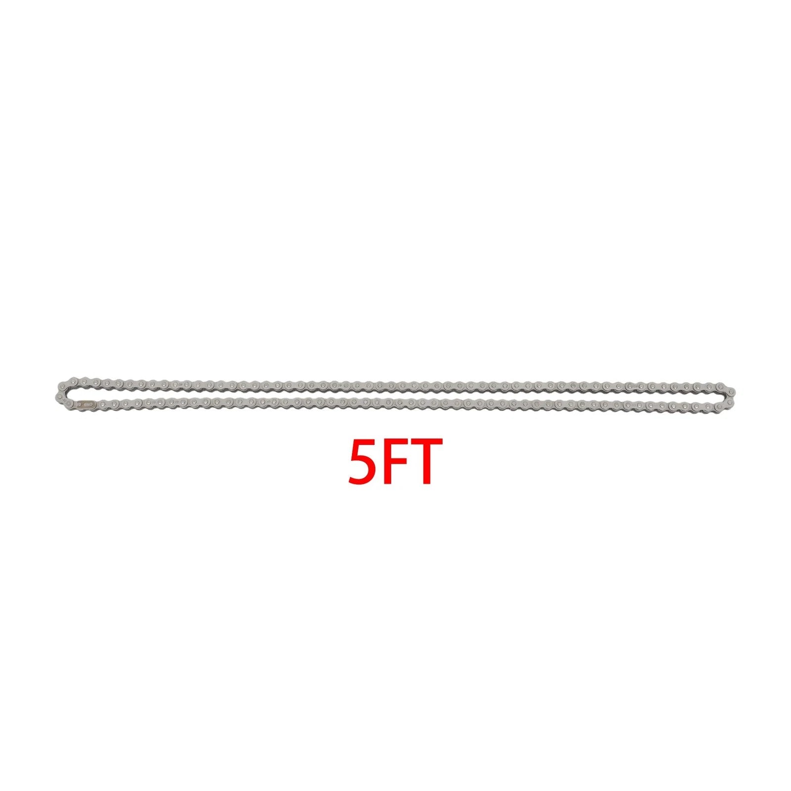 Set of 40 Roller Chain with 2 Connecting Links for Various Applications (5 ft)