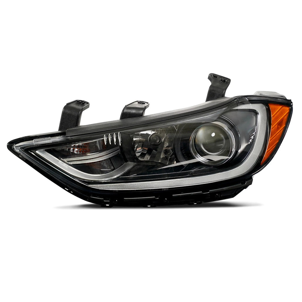Halogen Headlight for Hyundai Elantra (2017–2018) Left, w/o LED DRL