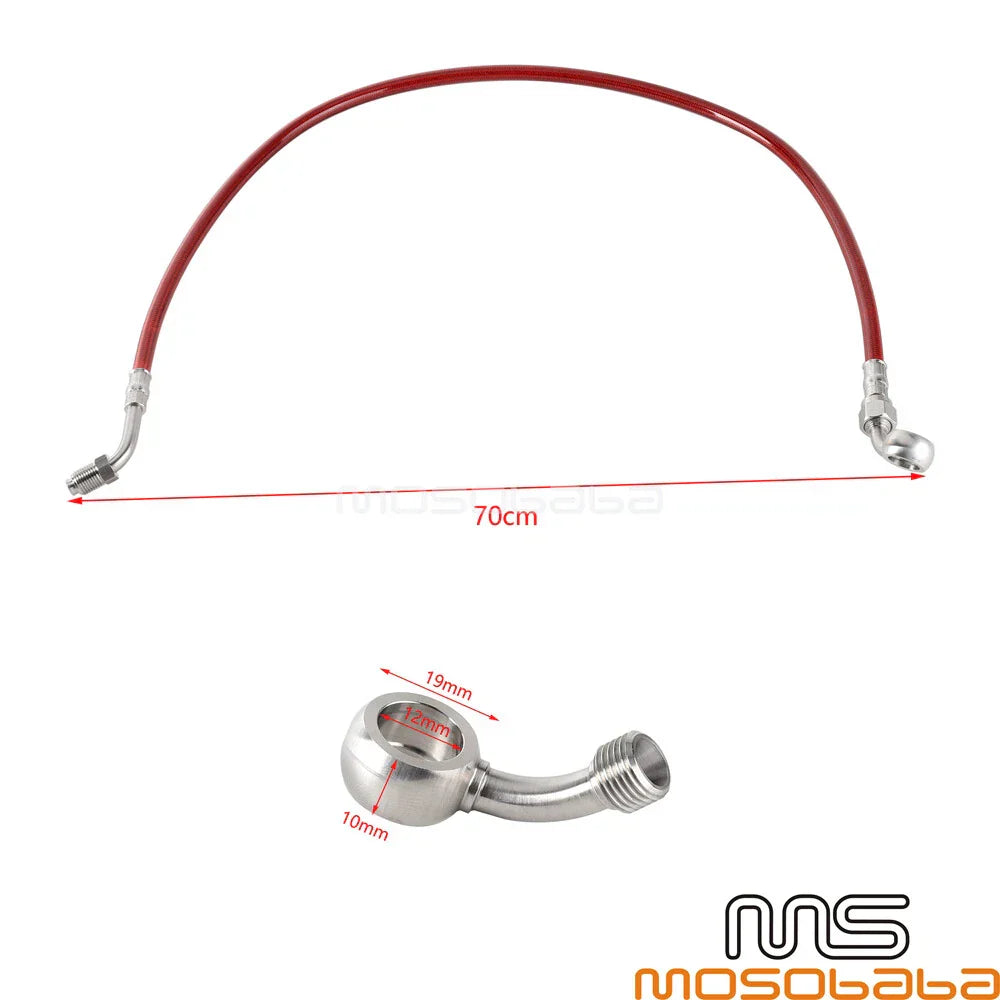 27.5" Brake Line for Harley Softail Fat Boy 114, Fat Bob 114 (2018-2023)
