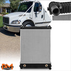 2-Row Aluminum Cooling Radiator for Freightliner M2 106/FS65 (2004–2008)