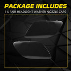 Pair Front Bumper Headlight Washer Nozzles for Audi Q7 (2012-2015)