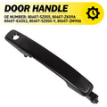 Front Left Door Handle for Nissan Frontier (2005–2015) Textured Black Plastic