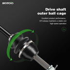 Set of 2 CV Joint Axles for Honda Rincon 650 (2003–2004)