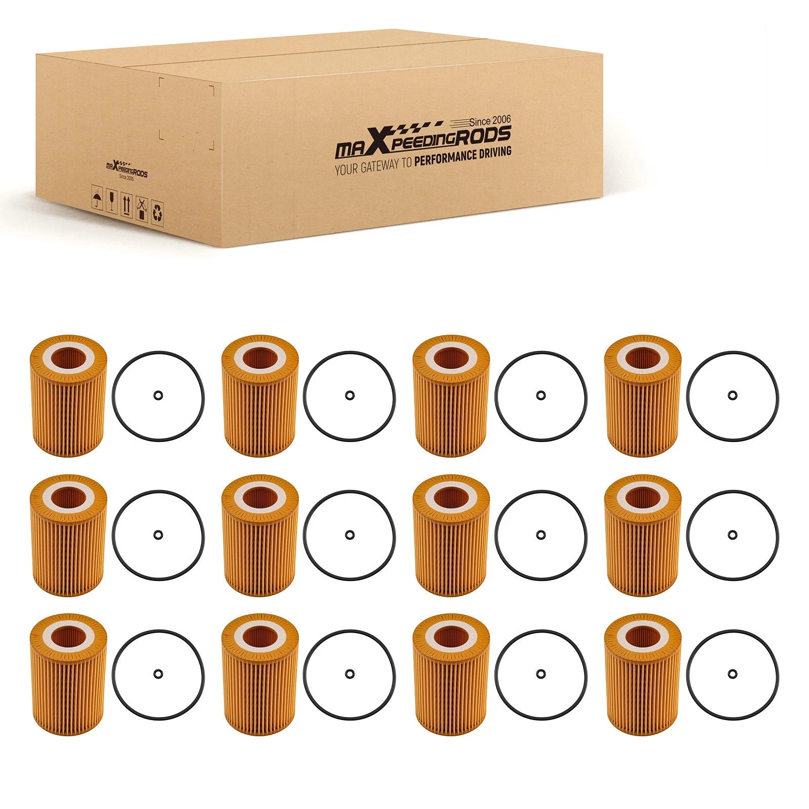 12X Oil Filter Kit for Mercedes Sprinter 2500 3500 (2010-2017)