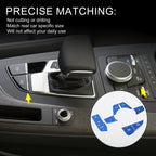 Set of 1 Gear Shift Handbrake Panel Button Switch Cover for Audi A4 A5 (2017–2019) Blue