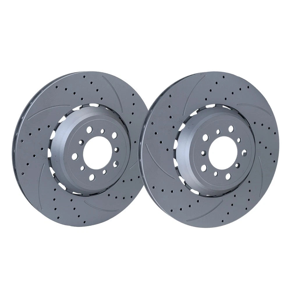 Set of 2 Front Brake Disc Rotors for BMW F80 F87 F82 M2 M3 M4 (2015–2020)