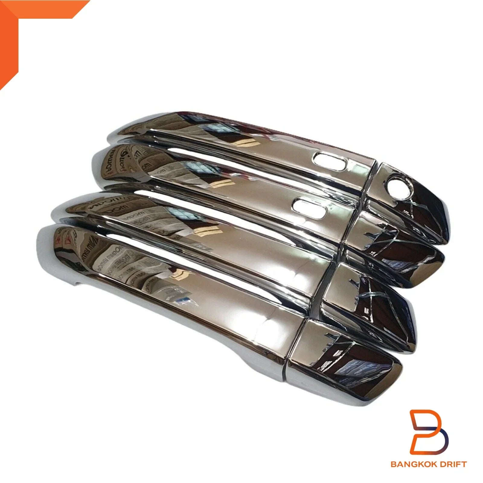 Chrome Door Handle Cover Trim for Isuzu D-Max, MU-X, X-Terrain, LS-U (20-23)