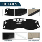 Dashboard Cover Mat for Audi A4 (2017–2020) Sun Protector Pad Black