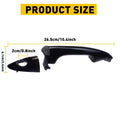 Exterior Door Handle for Hyundai Accent (2012–2016) Front Driver Left Black