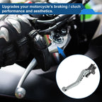 Adjustable Short Brake Clutch Levers for BMW R Nine T (2014–2016) Titanium Tone