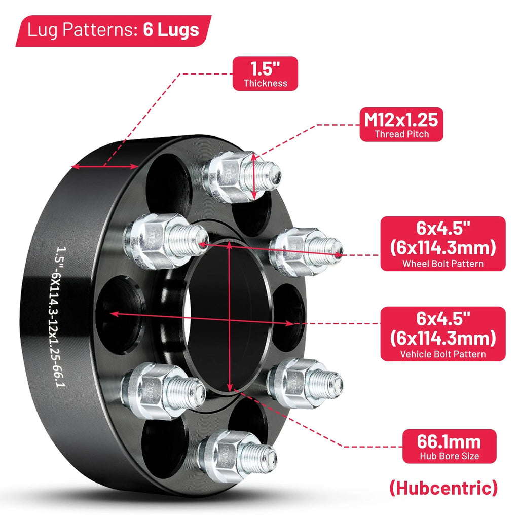HubCentric Wheel Spacers for Nissan Frontier (2005-2023)