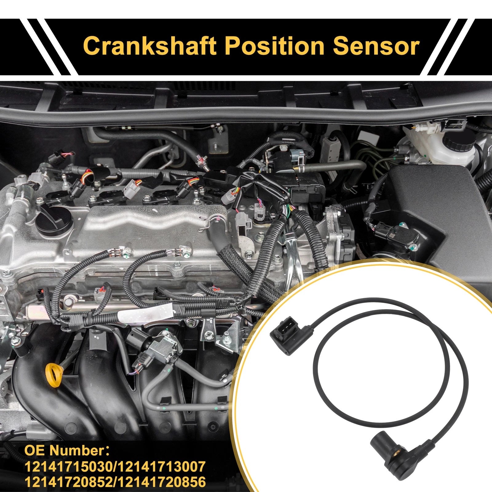 Crankshaft Position Sensor No.12141715030 for BMW E34 520i (1987–1990)