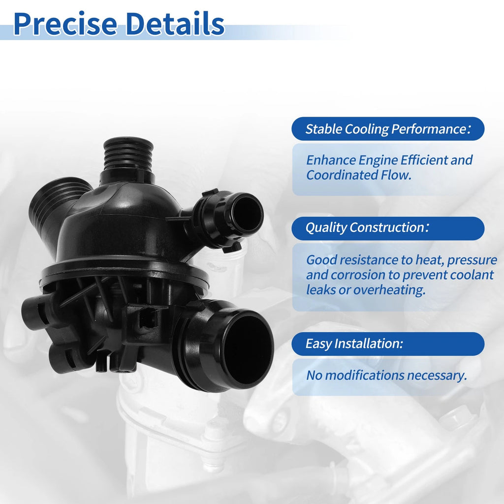 Engine Coolant Thermostat Housing Assembly No. 11537552403 for BMW 3-Series (2006–2013)
