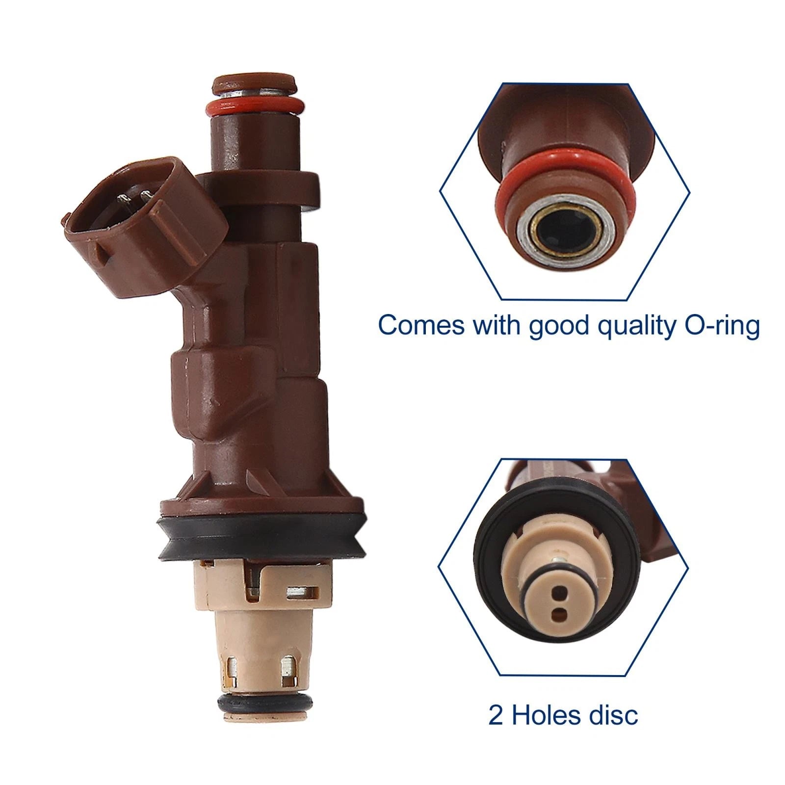 2 Holes Fuel Injector for Toyota Tacoma (1999–2004) 4Runner (1999–2002) 23209-62040