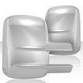 Towing Mirror Cover Set for 2007-2014 Chevy Silverado 2500 - Chrome