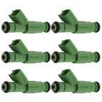6 Fuel Injectors for Dodge Grand Caravan 3.3L 2001-2007 0280156007 Front