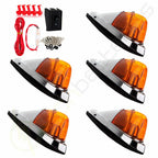 5 Amber Cab Marker Lights + Wiring Kit for Dodge Ram (1972–1993)
