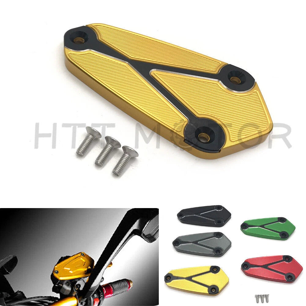 CNC Front Brake Reservoir Fluid Cap Cover for Kawasaki Z1000 GTR1400 (2010–2018)