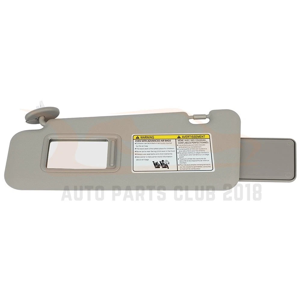 Left Driver Side Sun Visor for Toyota Highlander (2008-2013)
