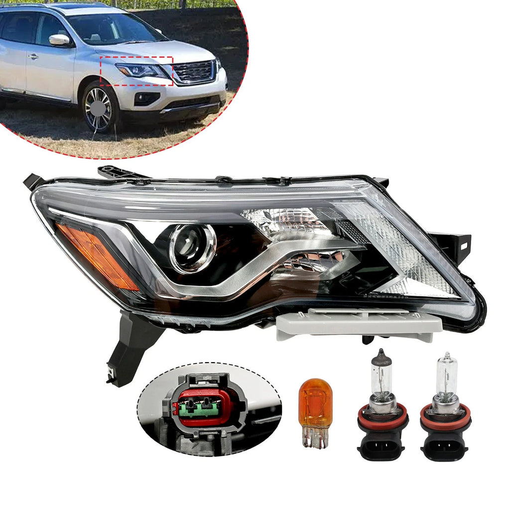 Halogen Headlight Right Passenger Side for Nissan Pathfinder (2017–2020)