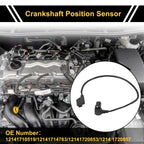 1 Pc Crankshaft Position Sensor No.12141710519 for BMW E32 730i 730iL (1985–1989)