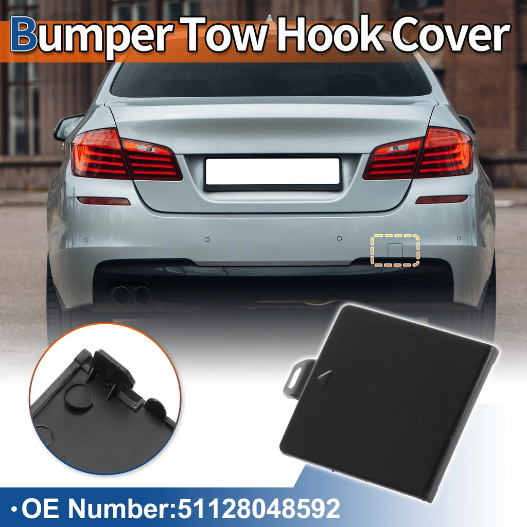 Rear Tow Hook Cover for BMW 5 Series F10 F11 (2010–2017) No. 51128048592