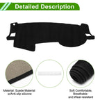Dashboard Cover Mat for Subaru Outback (2005–2009) Sun Protector Black