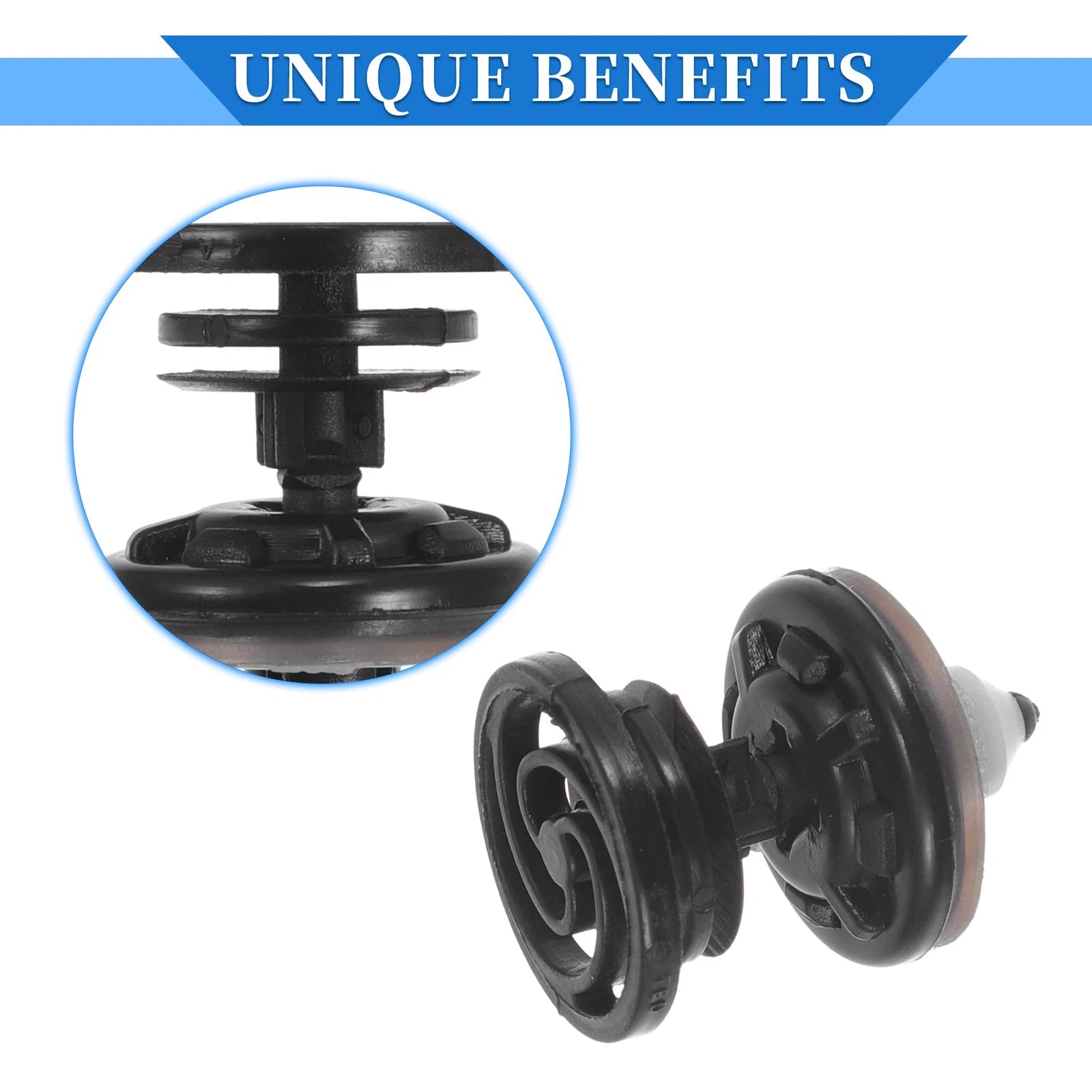 15 Pcs Door Panel Trim Retainer Clips for Audi A5 Quattro (2008–2023) Nylon Black