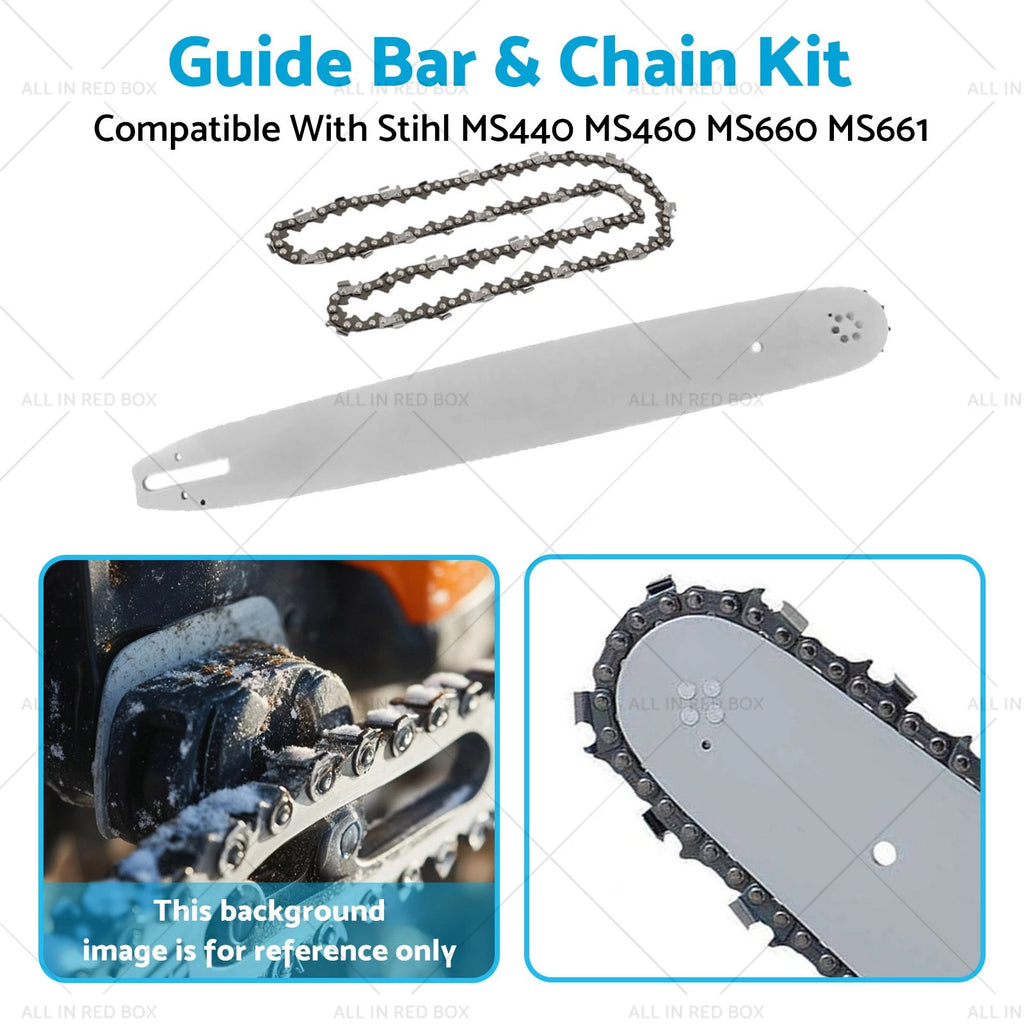 24'' Bar and Chain Kit 3/8 .063 84DL for Stihl MS440 MS460 MS660 MS661